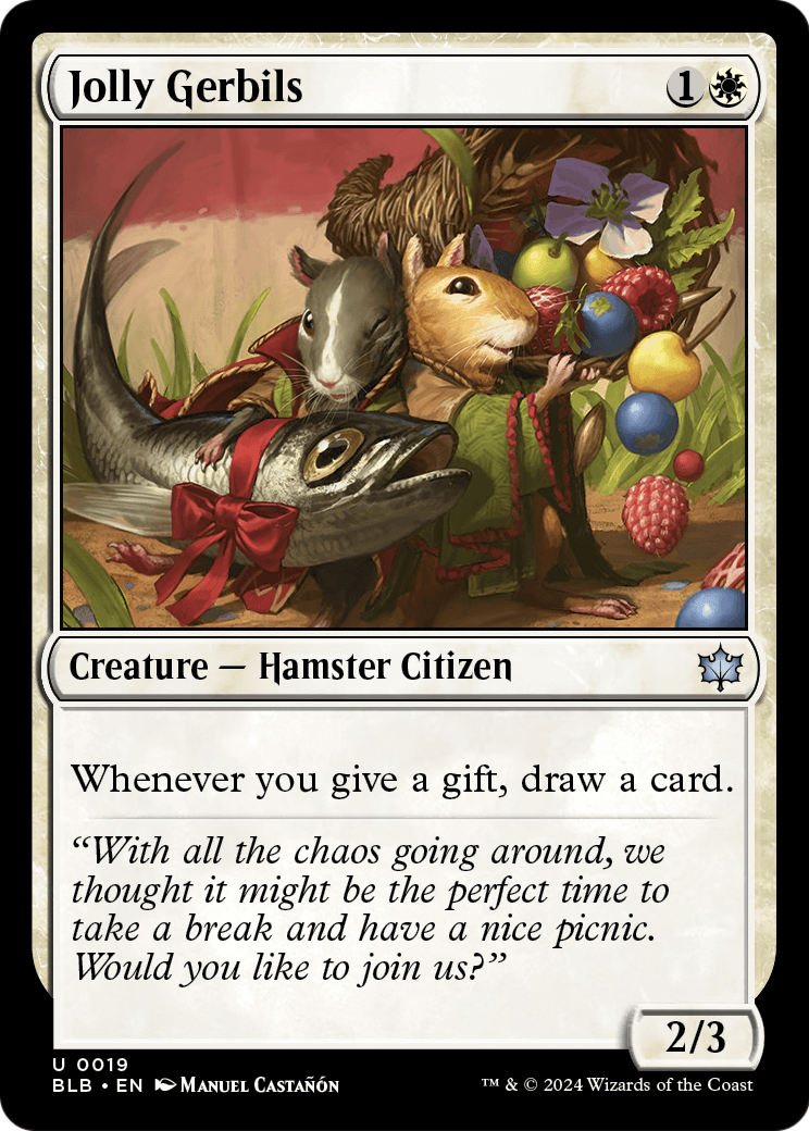Jolly Gerbils (BLB-019) - Bloomburrow