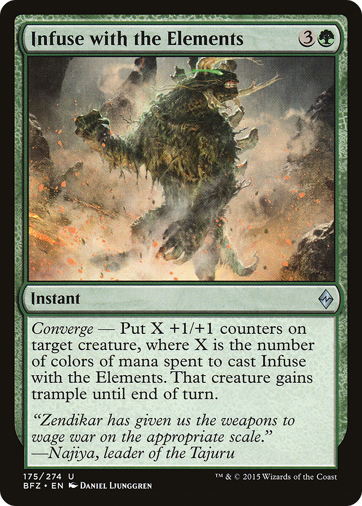 Infuse with the Elements (BFZ-175) - Battle for Zendikar Foil