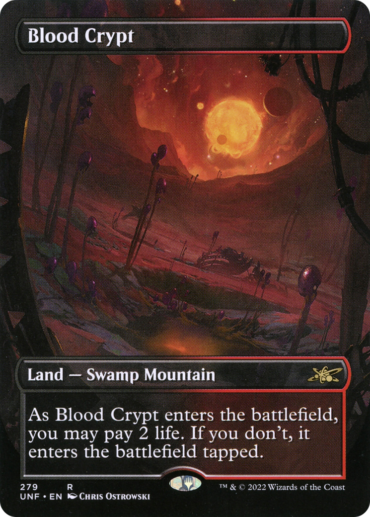 Blood Crypt (Borderless) (UNF-279) - Unfinity Foil