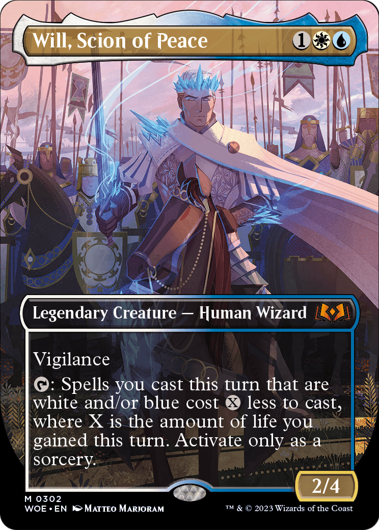 Will, Scion of Peace (Borderless) (WOE-302) - Wilds of Eldraine Foil