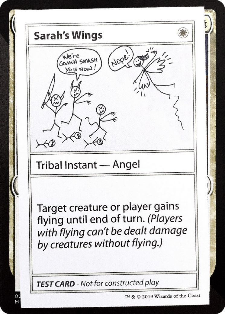 Sarah's Wings (No PW Symbol) (CMB1-) - Mystery Booster Playtest Cards 2021