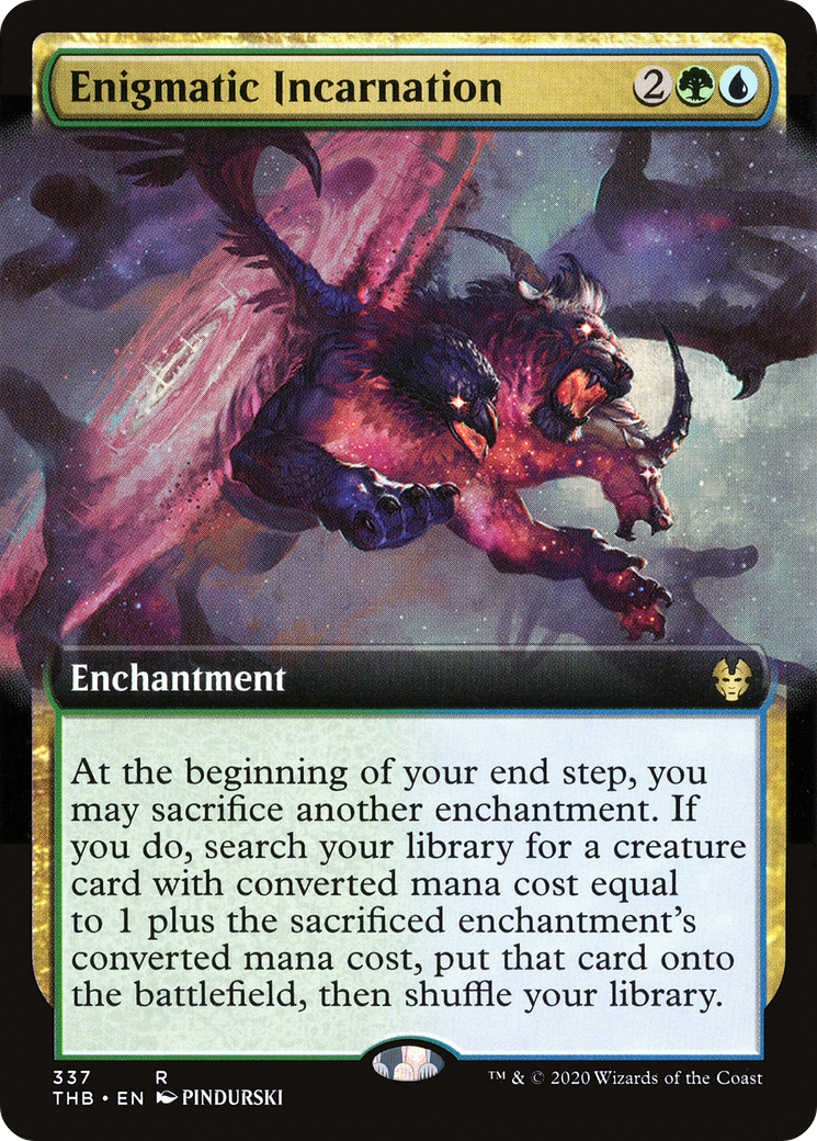 Enigmatic Incarnation (Extended Art) (THB-337) - Theros Beyond Death: (Extended Art) Foil