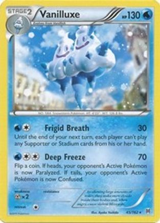 Vanilluxe 045  - Reverse Holofoil XY  BREAKthrough - Rare