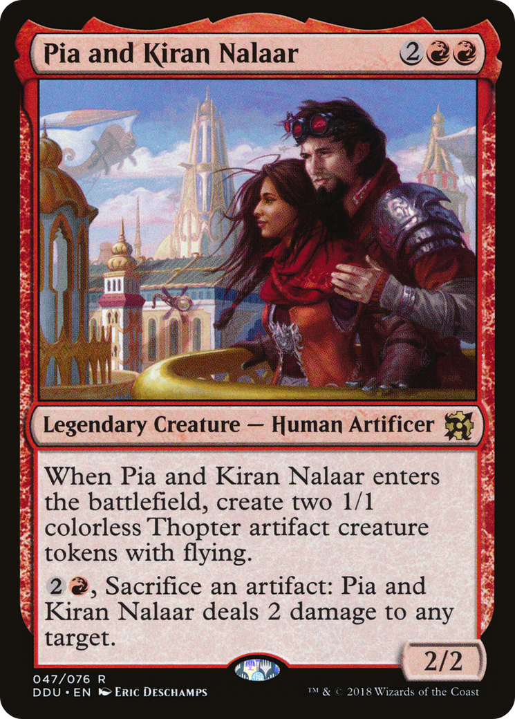 Pia and Kiran Nalaar (DDU-047) - Duel Decks: Elves vs. Inventors