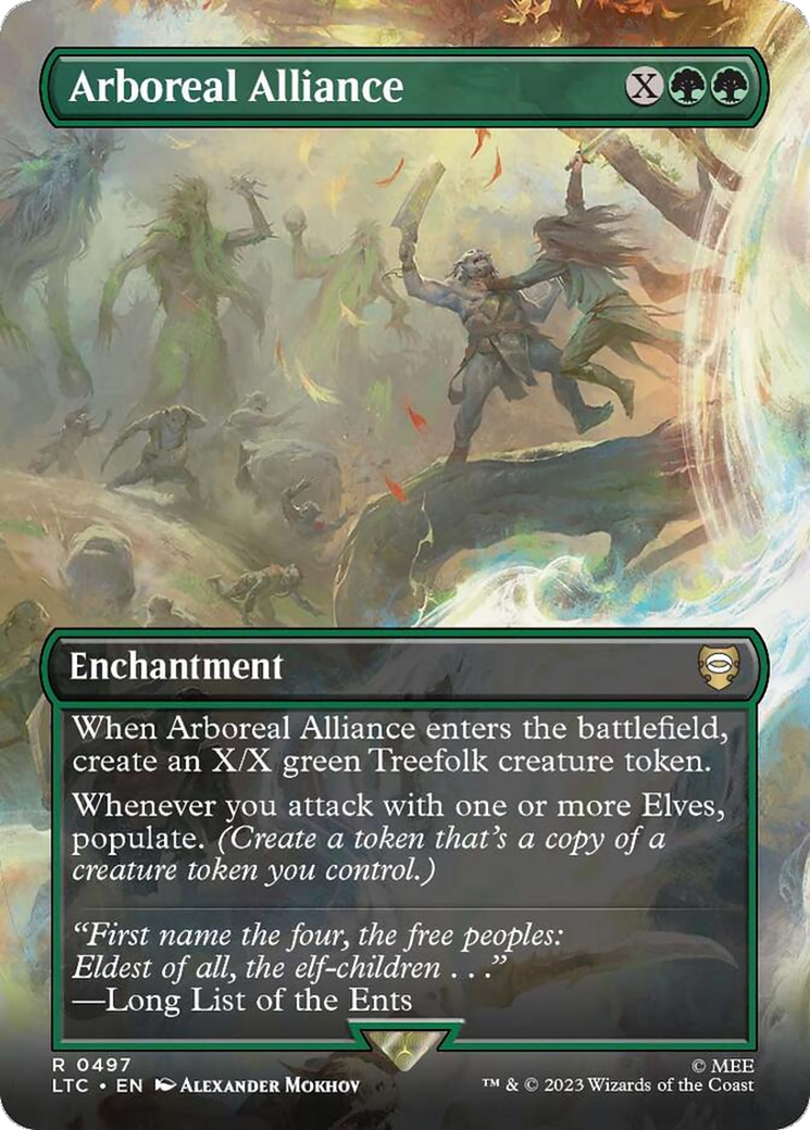 Arboreal Alliance (Borderless) (LTC-497) - Tales of Middle-earth Commander