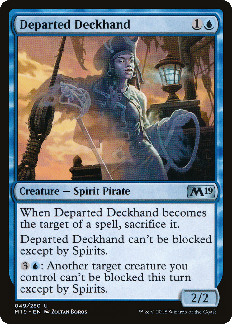 Departed Deckhand (M19-049) - Core Set 2019 Foil