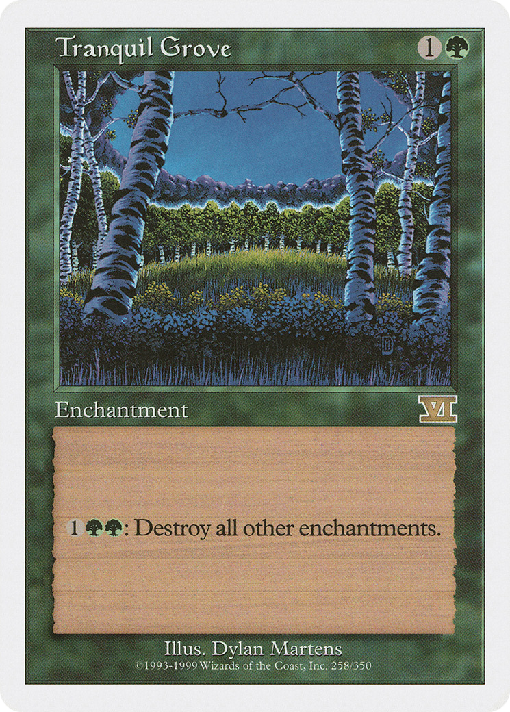 Tranquil Grove (6ED-258) - Classic Sixth Edition