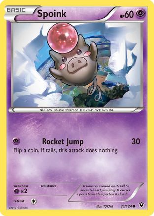 Spoink 030  XY  Fates Collide - Common