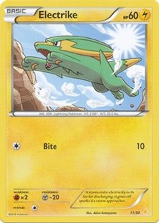 Electrike (28)  XY Trainer Kit Pikachu Libre & Suicune - Common