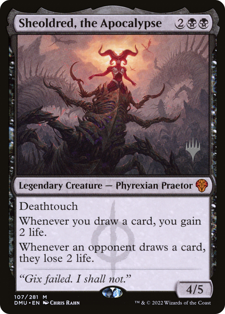 Sheoldred, the Apocalypse (PPDMU-107) - Dominaria United Promos