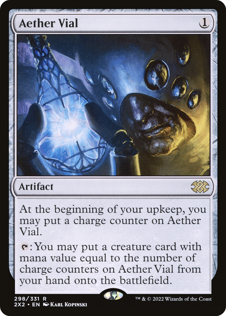 Aether Vial (2X2-298) - Double Masters 2022