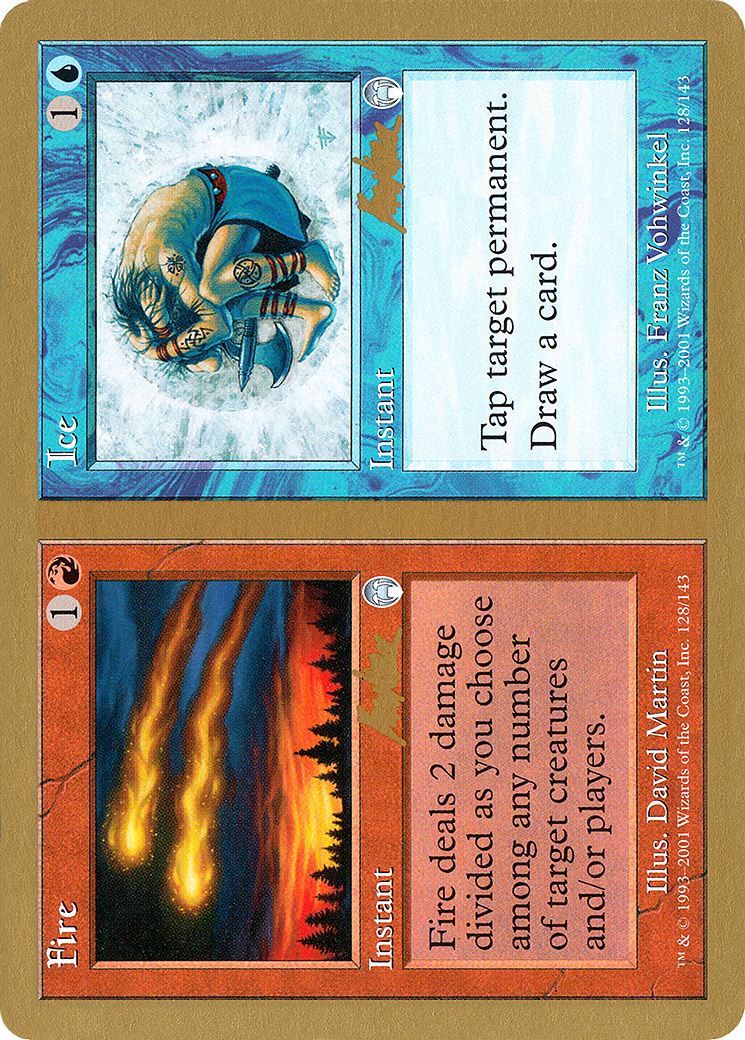 Fire // Ice - 2002 Brian Kibler (APC) (WCD-BK128) - World Championship Decks 2002