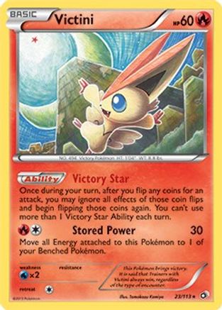 Victini (BW Legendary Treasures) 023/113  Deck Exclusives - Rare