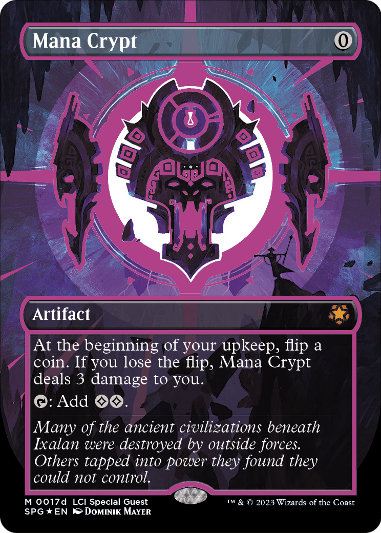 Mana Crypt (0017d) (Borderless) (SPG-17D) - Special Guests Foil
