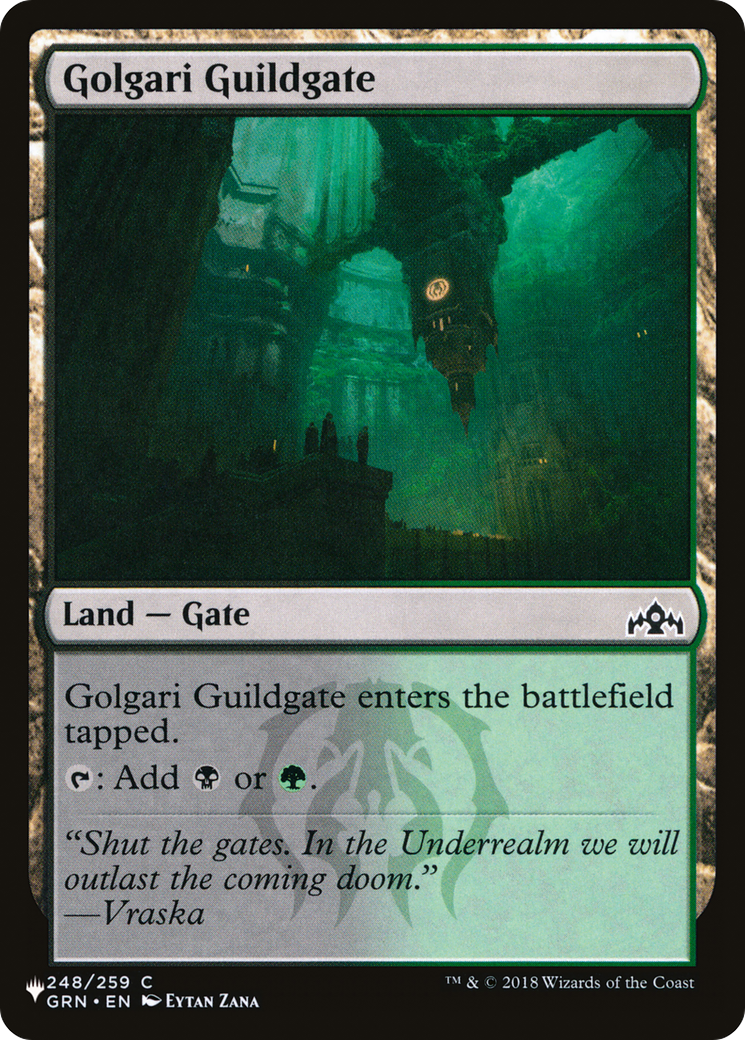 Golgari Guildgate (LIST-GRN-248) - The List Reprints