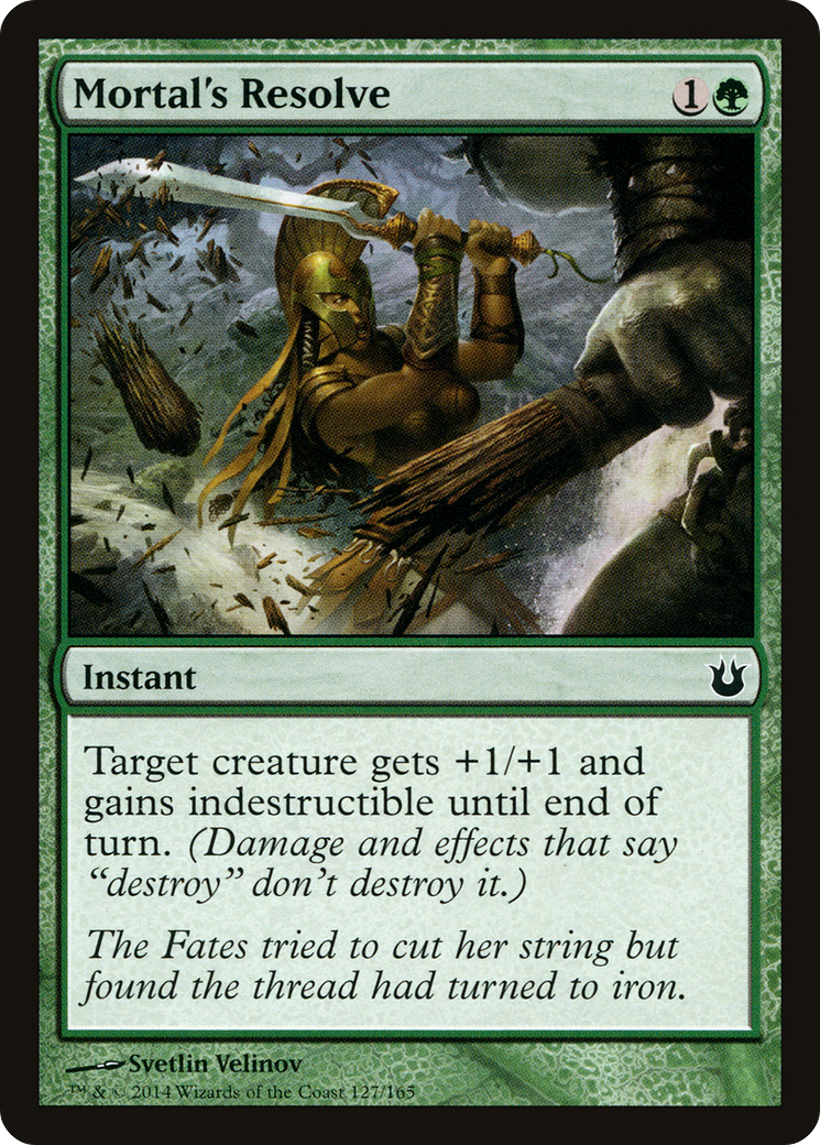 Mortal's Resolve (BNG-127) - Born of the Gods