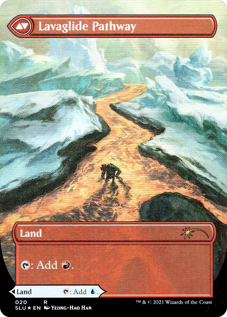 Riverglide Pathway (Borderless) (SLU-020) - Secret Lair: Ultimate Edition: (Showcase) Foil