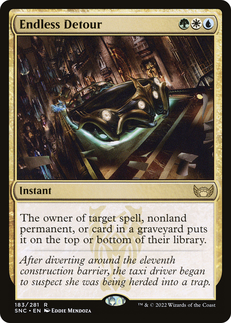 Endless Detour (SNC-183) - Streets of New Capenna Foil