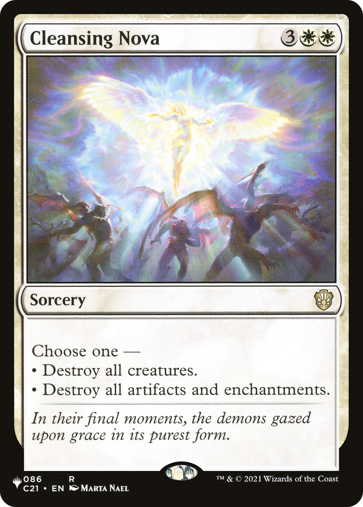 Cleansing Nova (LIST-C21-86) - The List