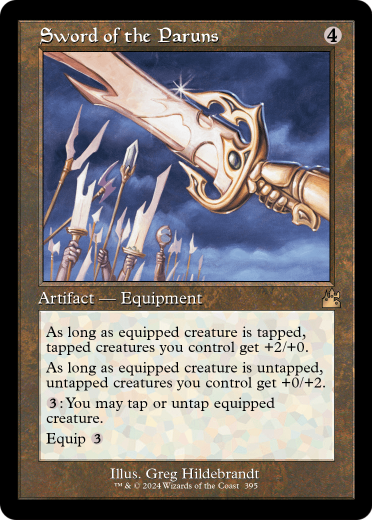 Sword of the Paruns (Retro Frame) (RVR-395) - Ravnica Remastered
