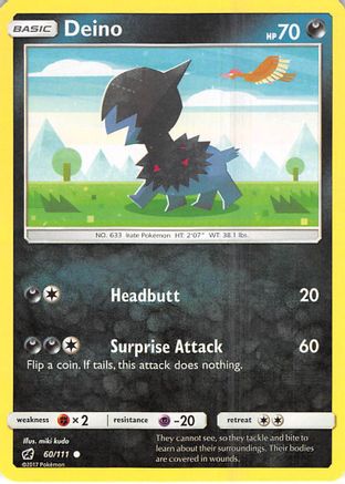 Deino 060  SM  Crimson Invasion - Common