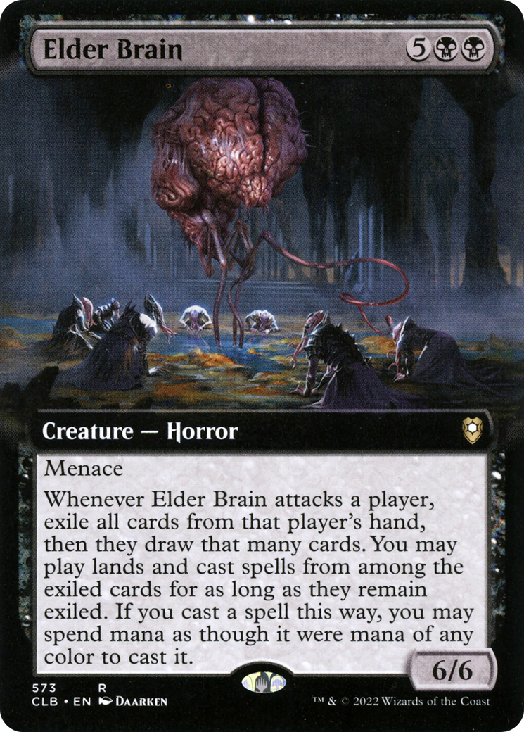 Elder Brain (Extended Art) (CLB-573) - Commander Legends: Battle for Baldur's Gate: (Extended Art) Foil