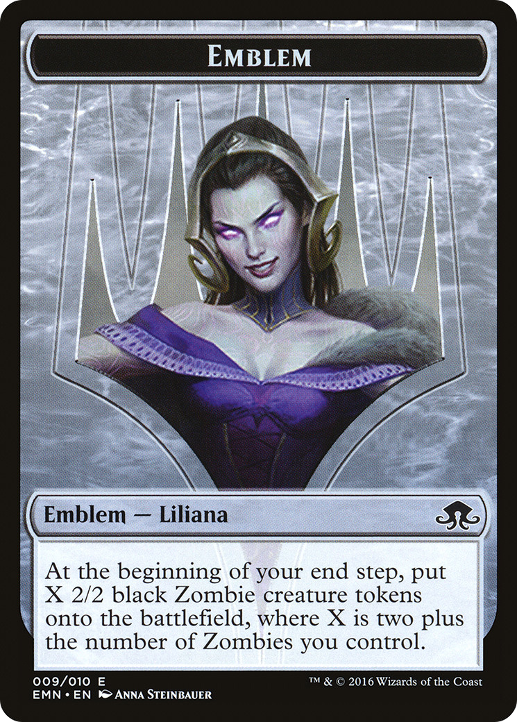 Emblem - Liliana, the Last Hope (EMN-009) - Eldritch Moon Tokens