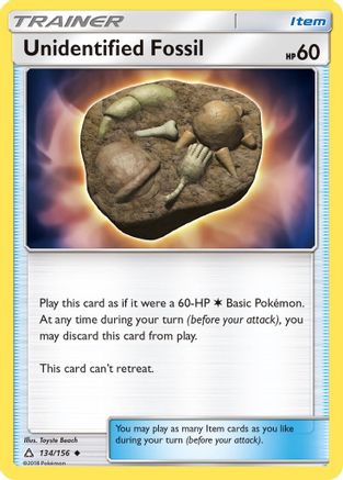 Unidentified Fossil 134  SM  Ultra Prism - Uncommon