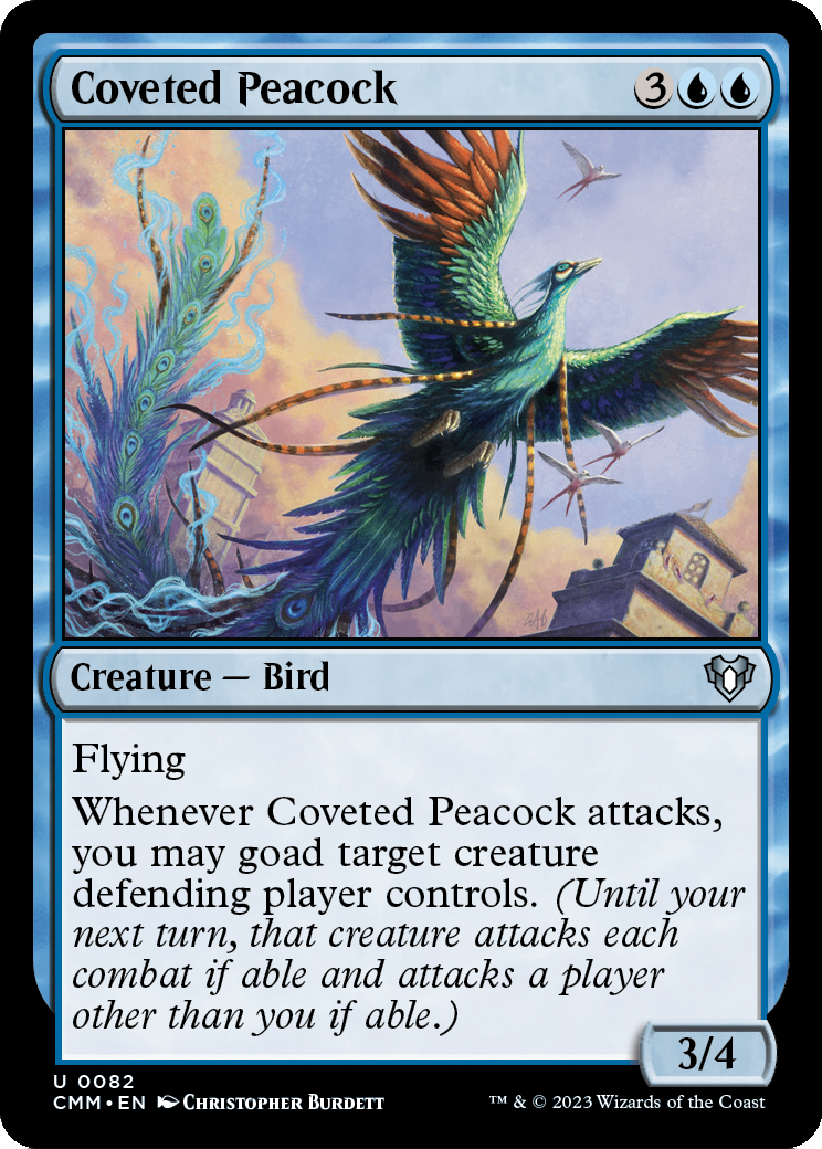Coveted Peacock (CMM-082) - Commander Masters