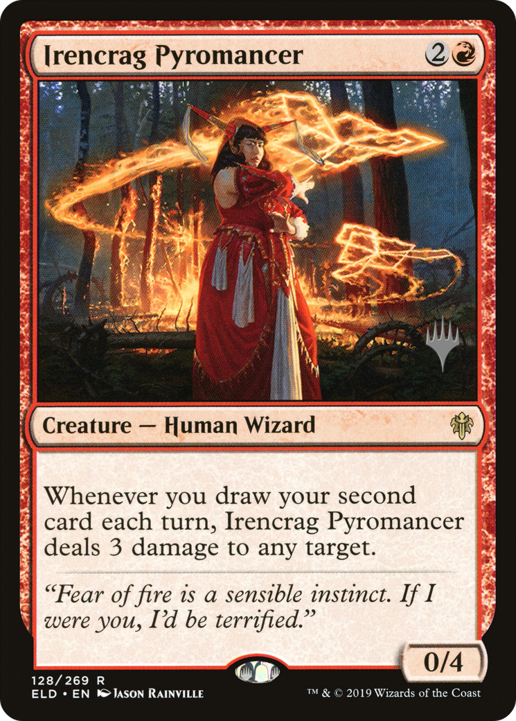 Irencrag Pyromancer (PPELD-128) - Throne of Eldraine Promos Foil
