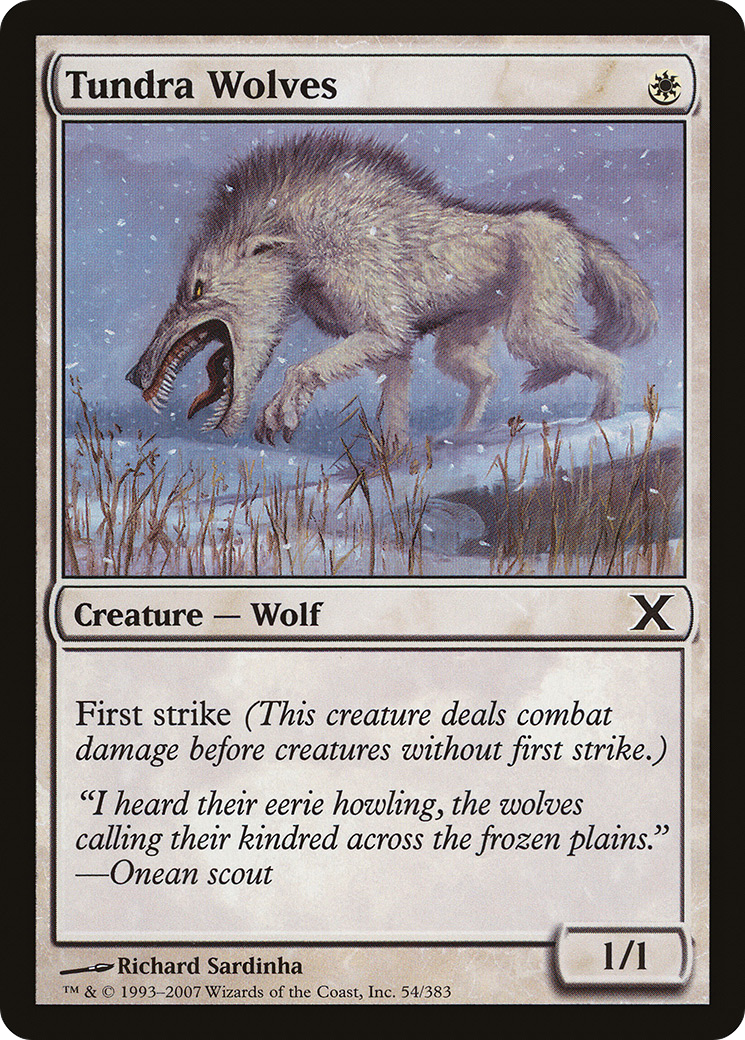 Tundra Wolves (10E-054) - Tenth Edition