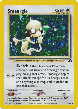 Smeargle (11)/75  - Unlimited Holofoil Neo Discovery - Holo Rare