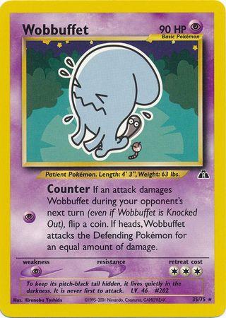 Wobbuffet (35) (35) 035/75  - Unlimited Neo Discovery - Rare