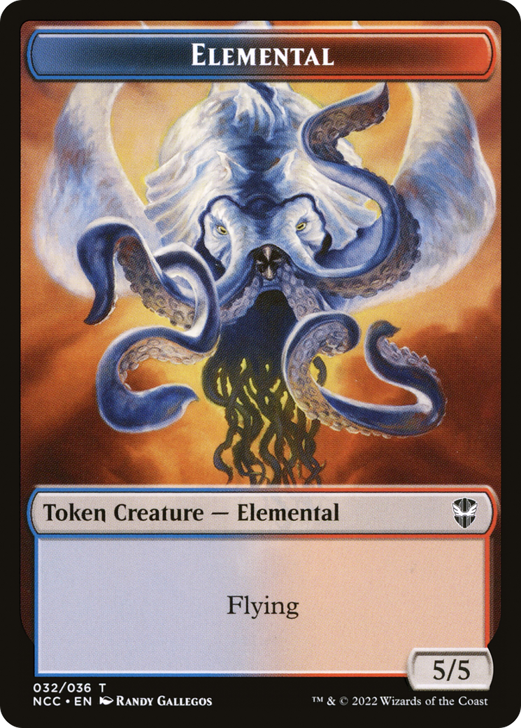 Elemental (TNCC-032) - New Capenna Commander Tokens Foil