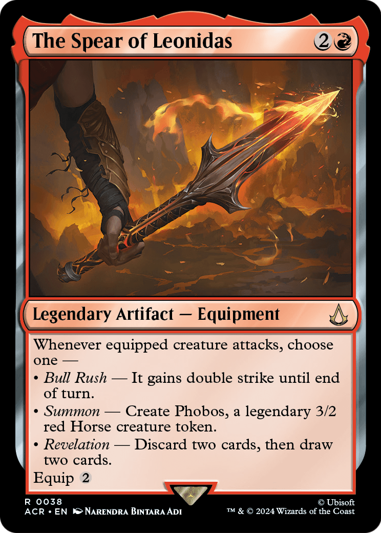 The Spear of Leonidas (ACR-038) - Assassin's Creed Foil
