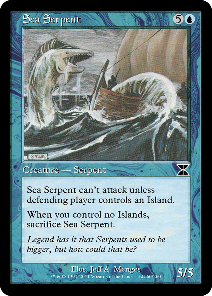 Sea Serpent (ME4-060) - Masters Edition IV Foil