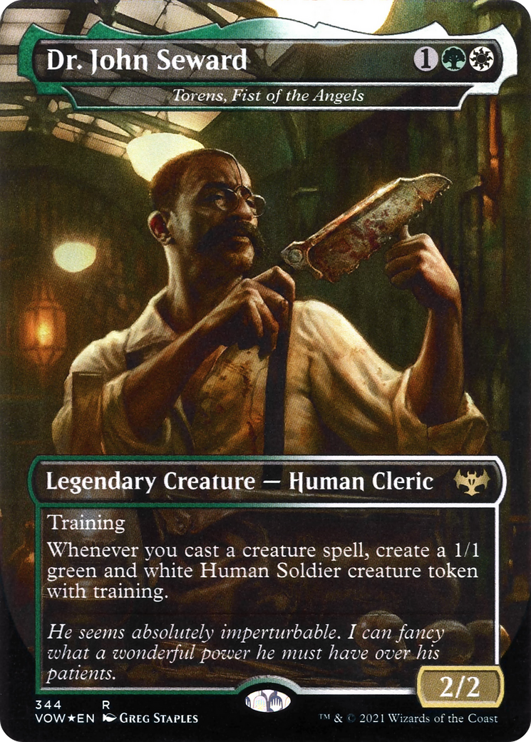 Dr. John Seward - Torens, Fist of the Angels (VOW-344) - Innistrad: Crimson Vow / Dr. John Seward (Borderless)