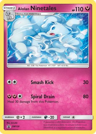 Alolan Ninetales - SM128  SM Promos - Promo