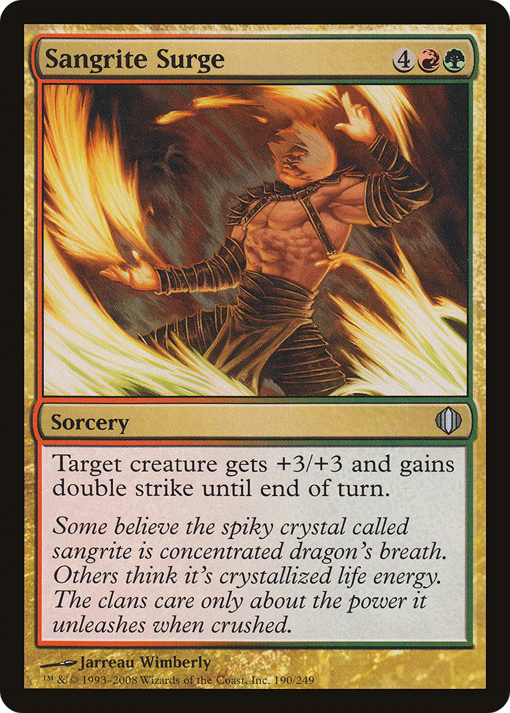 Sangrite Surge (ALA-190) - Shards of Alara Foil