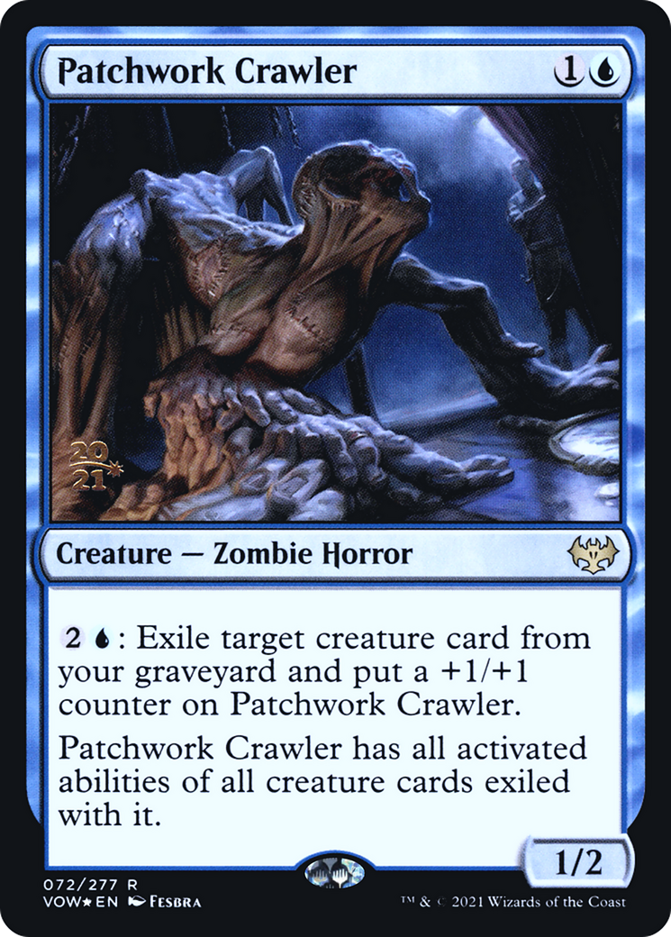 Patchwork Crawler (PRE-072) - Innistrad: Crimson Vow Promos Foil