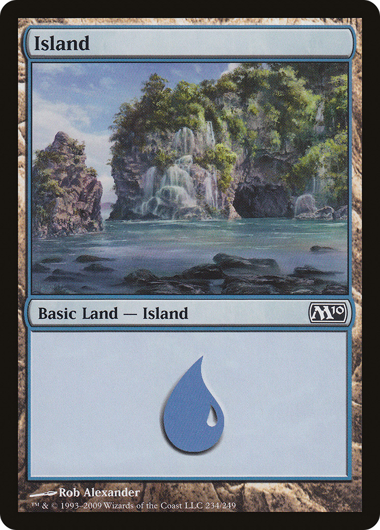 Island (234) (M10-234) - Magic 2010 Foil