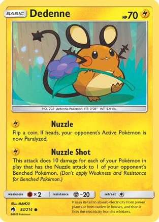 Dedenne (84) (84) 084  SM  Lost Thunder - Common