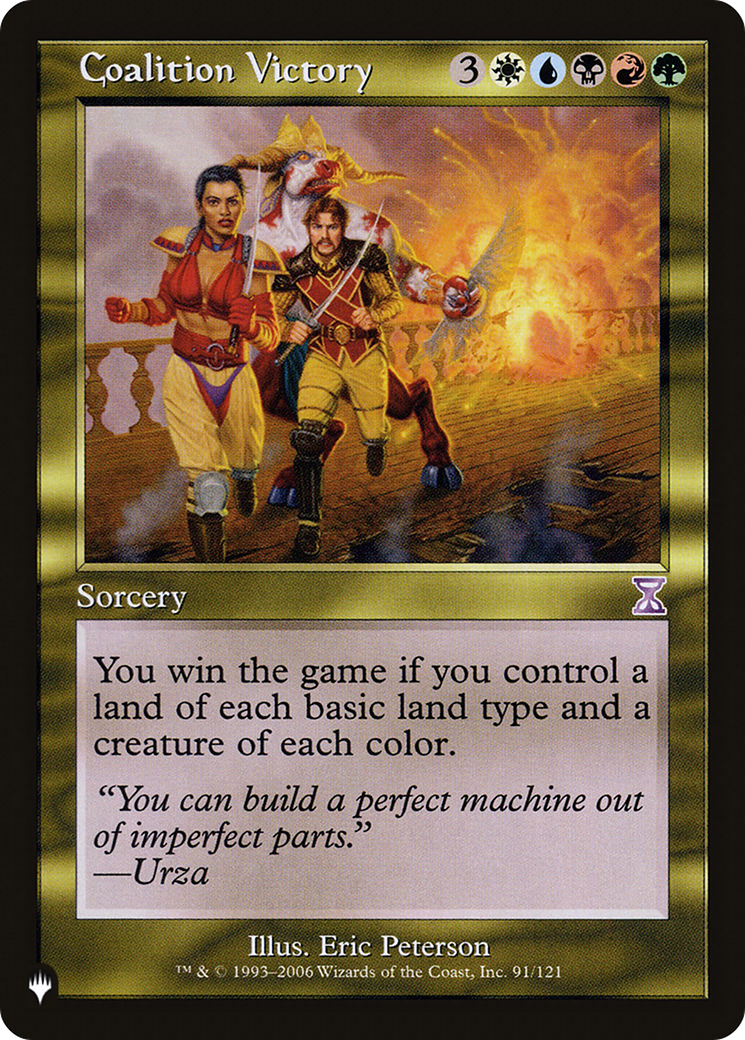 Coalition Victory (LIST-TSB-91) - The List