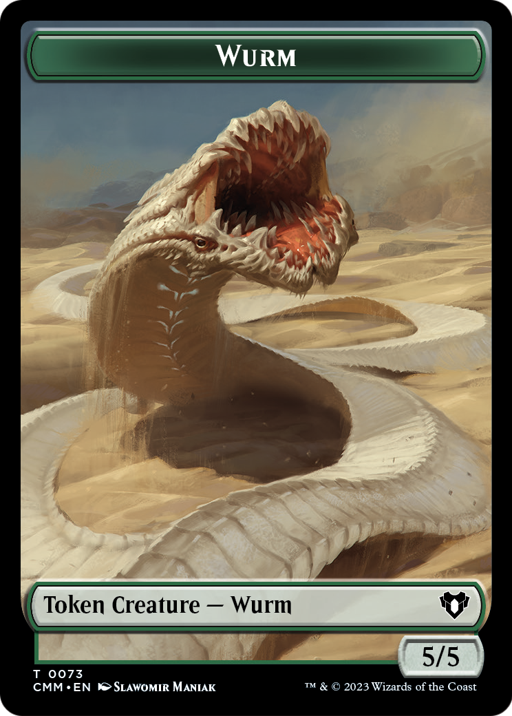 Wurm (TCMM-073) - Commander Masters Tokens