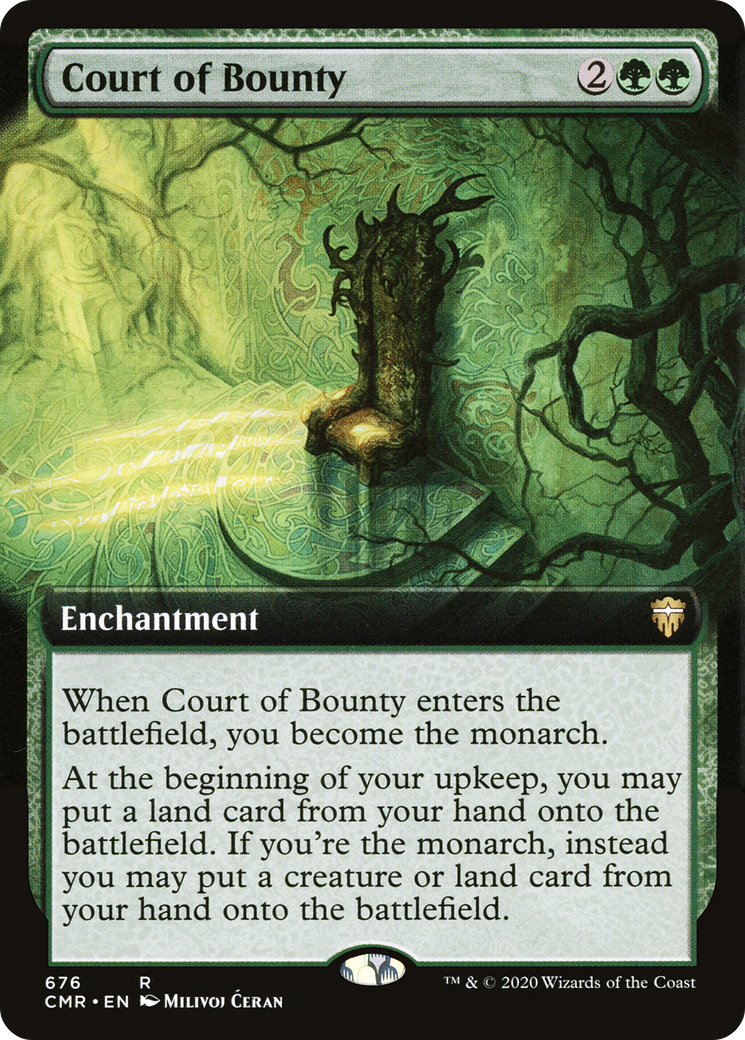 Court of Bounty (Extended Art) (CMR-676) - Commander Legends: (Extended Art)