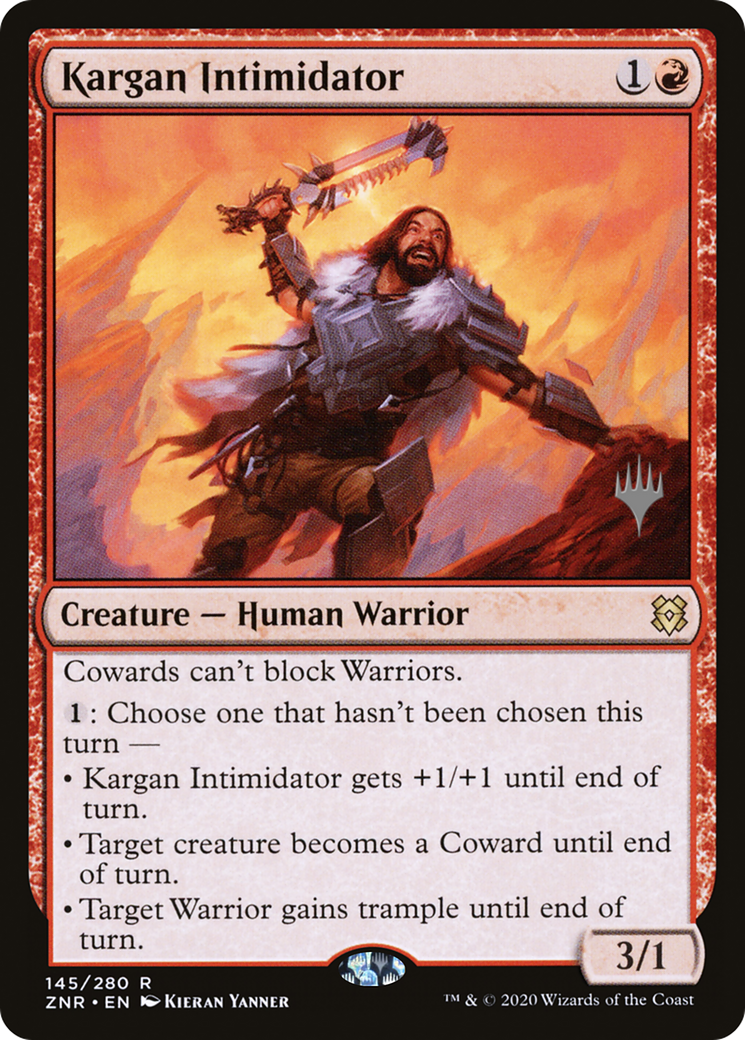 Kargan Intimidator (PPZNR-145) - Zendikar Rising Promos