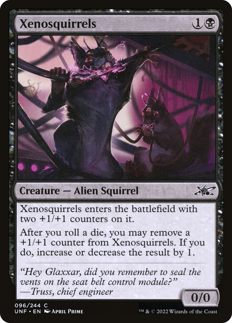 Xenosquirrels (UNF-096) - Unfinity Foil