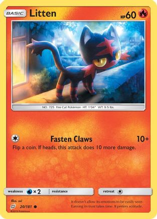 Litten 020  SM  Team Up - Common