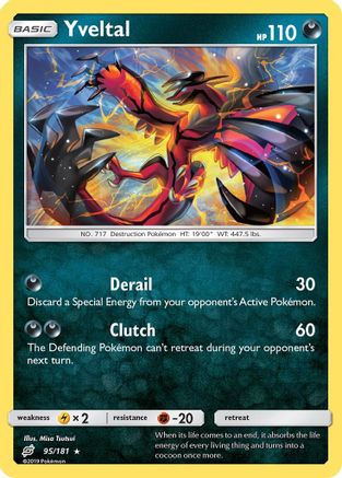 Yveltal 095/181  - Holofoil SM  Team Up - Holo Rare