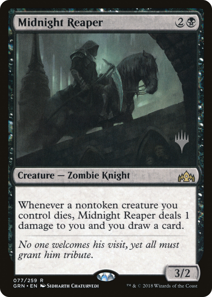 Midnight Reaper (PPELD-077) - Guilds of Ravnica Promos